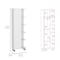 Tuhome Urano Corner Linen Cabinet, Five External Shelves, Single Door, Four Interior Shelves, White MLB3921 - alternate 2